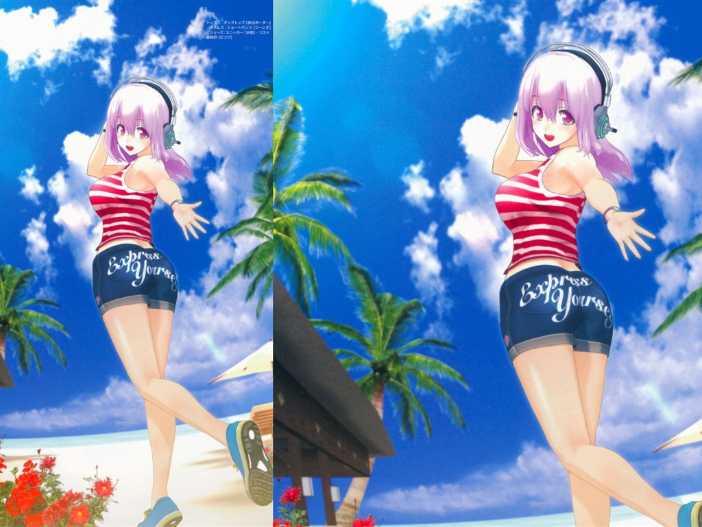 Super Sonico 超級索尼子 高清動漫壁紙 #5 - 1024x768