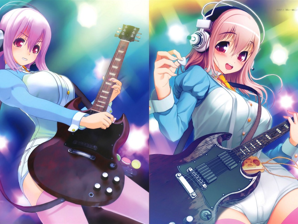 Super Sonico HD anime tapety na plochu #16 - 1024x768