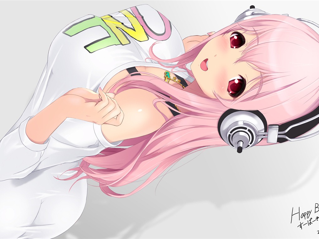 Супер Sonico HD Аниме обои #22 - 1024x768