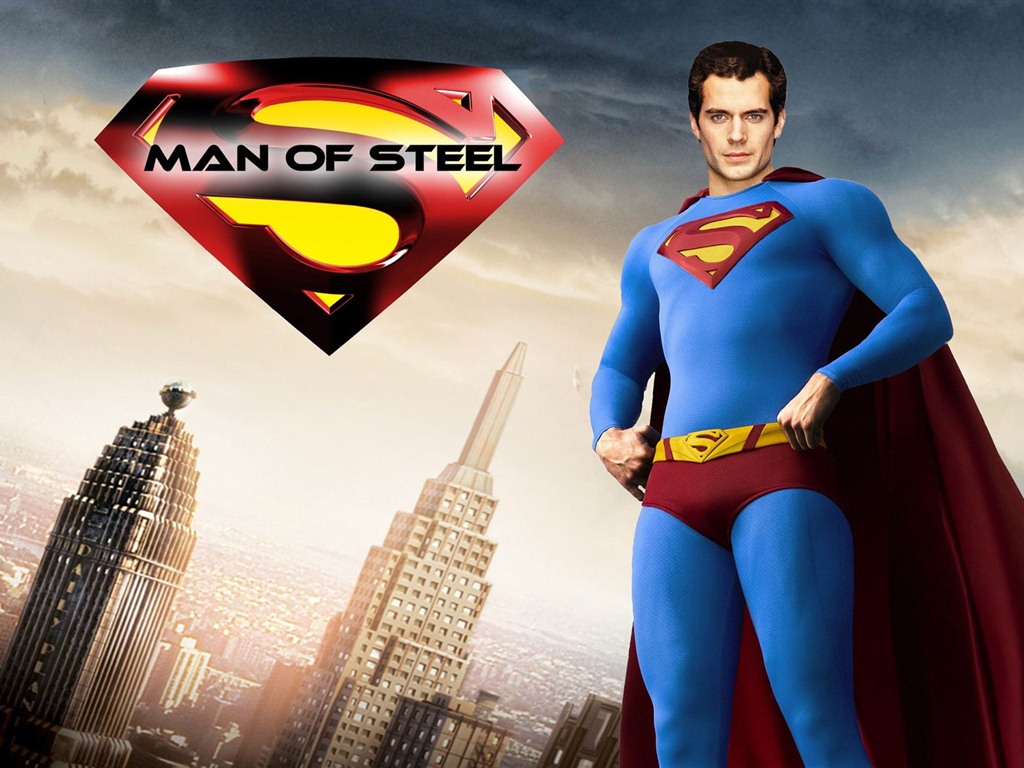 スーパーマン：鋼鉄のHDの壁紙の男 #10 - 1024x768