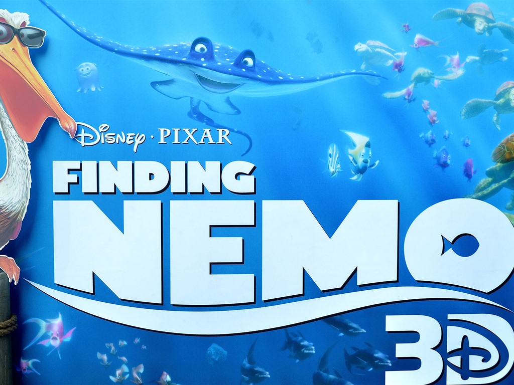 Finding Nemo 3D 海底總動員3D 2012高清壁紙 #2 - 1024x768