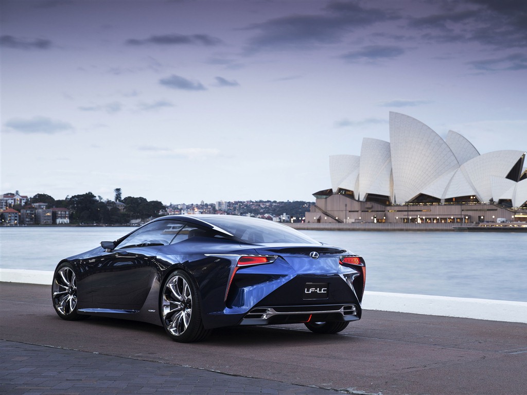 2012 Lexus LF-LC Blue concept 雷克萨斯 蓝色概念车 高清壁纸3 - 1024x768