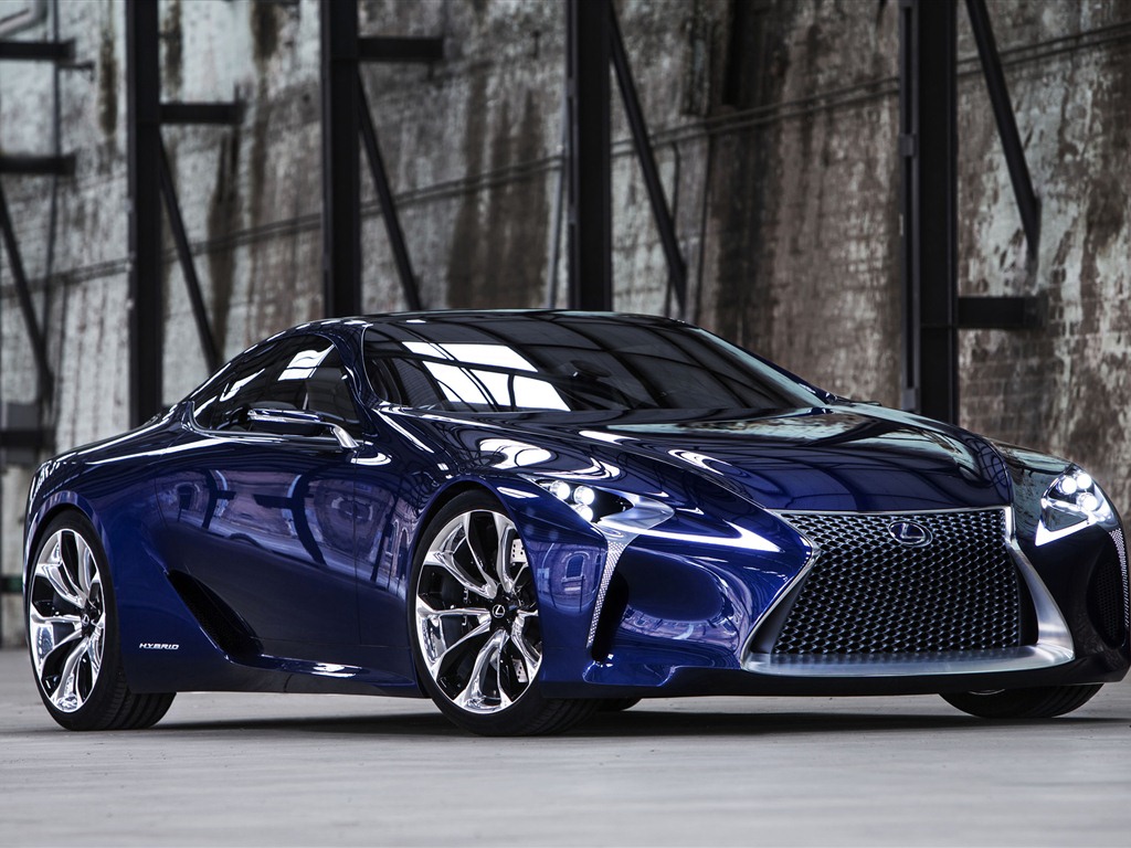 2012 Lexus LF-LC Blue concept 雷克薩斯 藍色概念車 高清壁紙 #4 - 1024x768