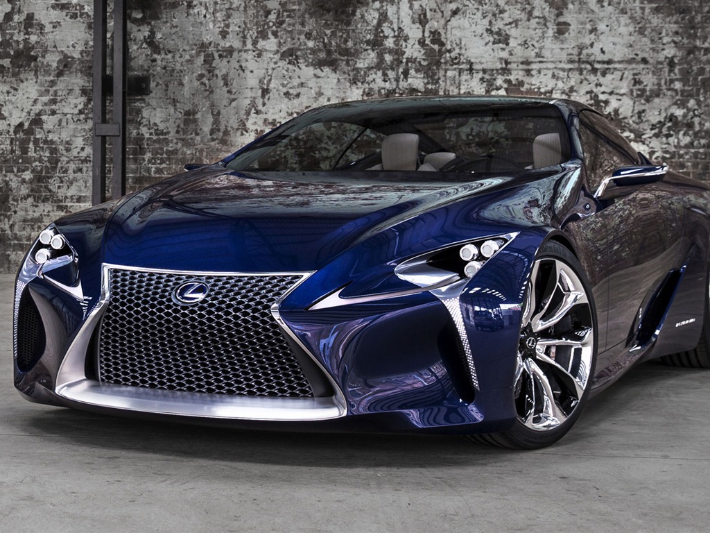 2012 Lexus LF-LC Blue concept 雷克薩斯 藍色概念車 高清壁紙 #6 - 1024x768
