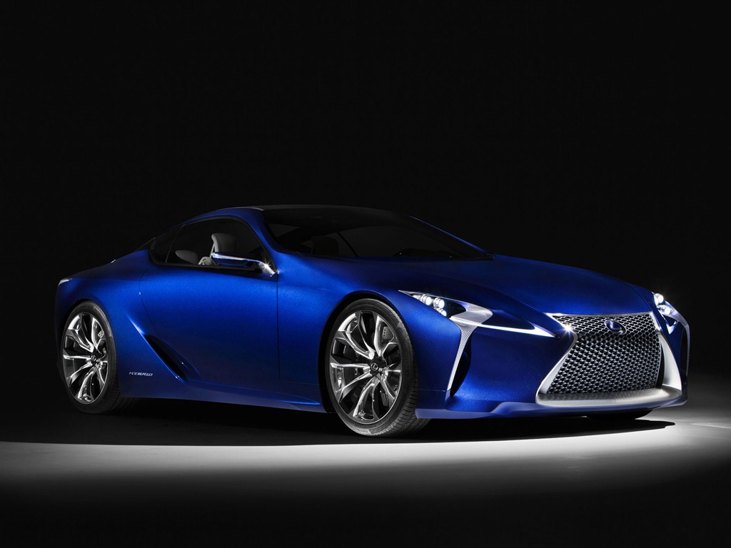 2012 Lexus LF-LC Concept Bleu fonds d'écran HD #8 - 1024x768