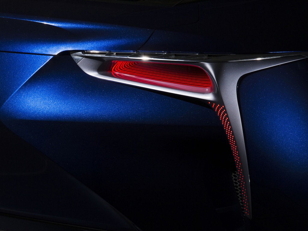 2012 Lexus LF-LC Concept Bleu fonds d'écran HD #13 - 1024x768