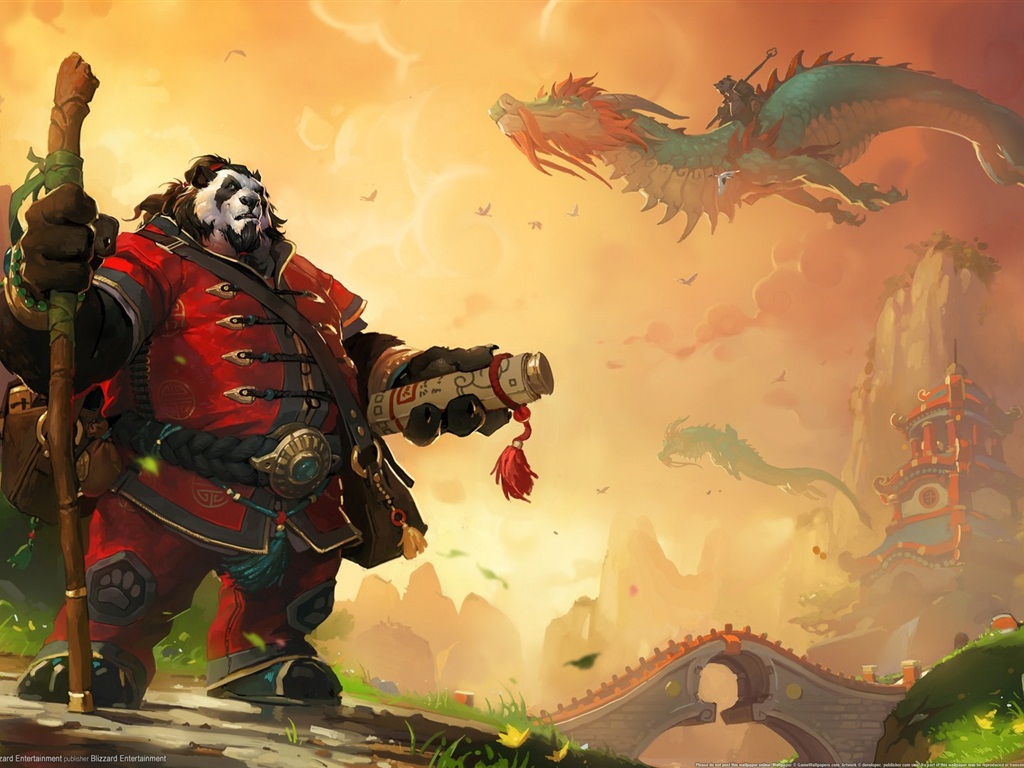 World of Warcraft: Mists of Pandaria 魔兽世界：熊猫人之谜 高清壁纸12 - 1024x768