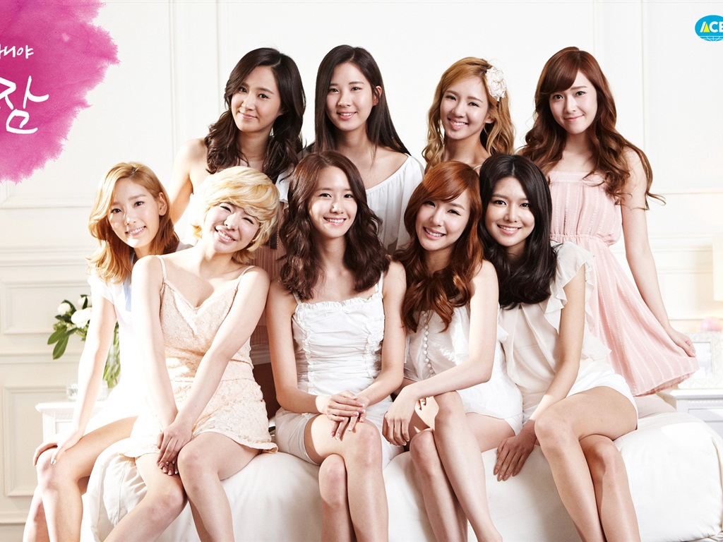 Girls Generation ACE y endosos LG anuncios fondos de pantalla HD #1 - 1024x768