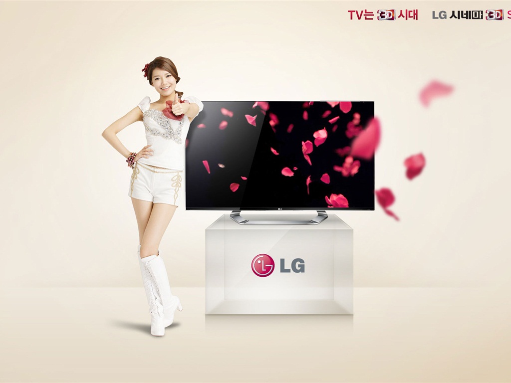 Girls Generation ACE y endosos LG anuncios fondos de pantalla HD #12 - 1024x768