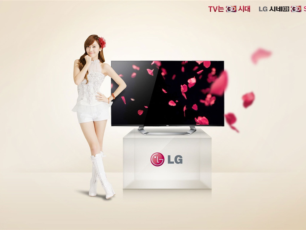소녀 시대 ACE와 LG의 보증 광고의 HD 배경 화면 #18 - 1024x768