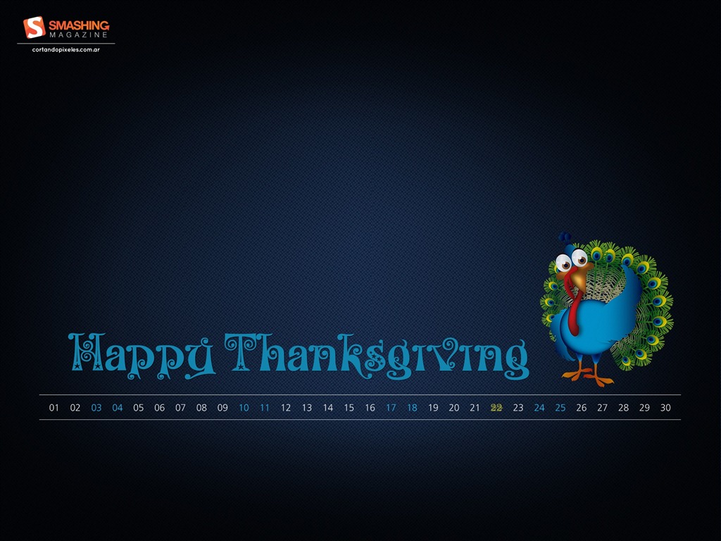 November 2012 Kalender Wallpaper (2) #8 - 1024x768