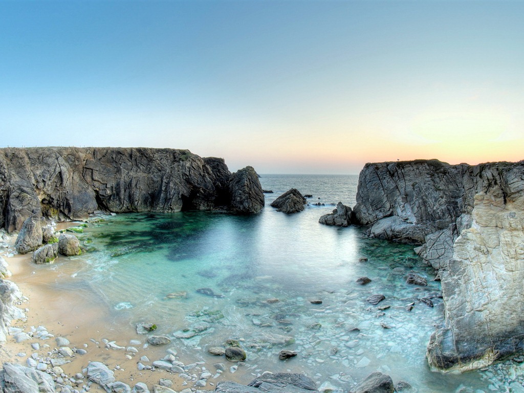 湖泊，大海，树木，森林，高山，精美风景壁纸7 - 1024x768