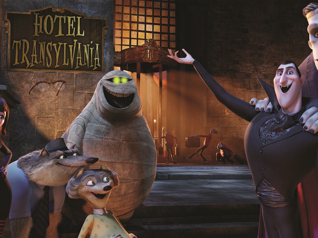 Hotel Transylvania 精灵旅社 高清壁纸11 - 1024x768