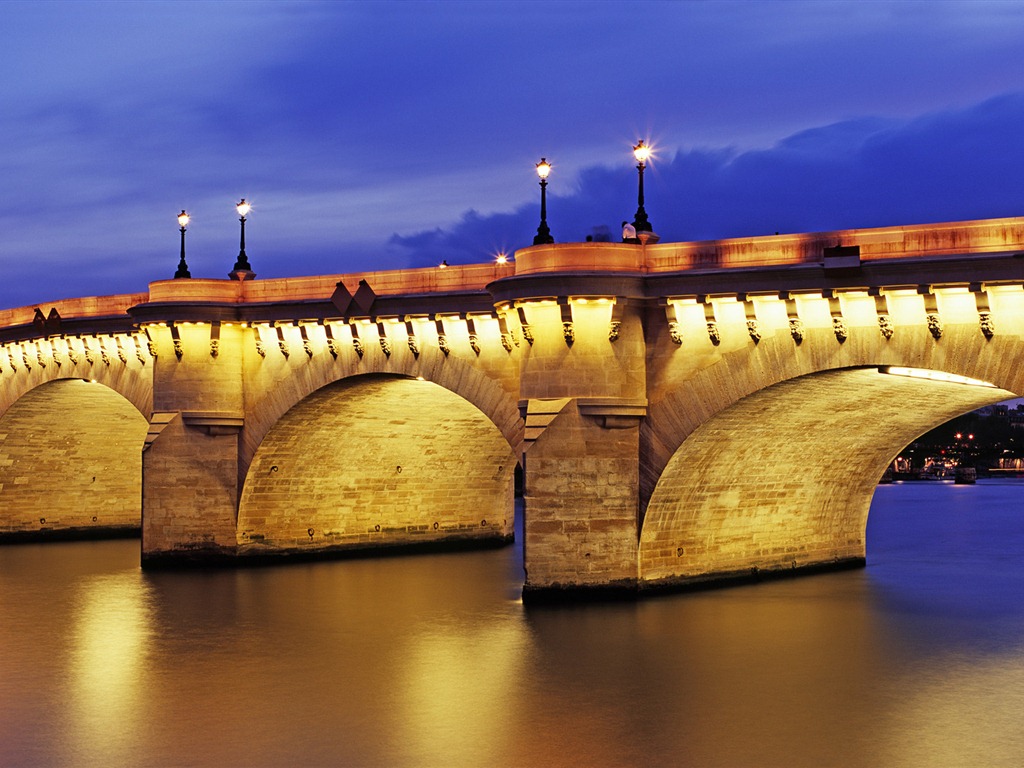 Windows 8 oficiální panoramatické tapety, cityscapes, Bridge, Horizon #8 - 1024x768