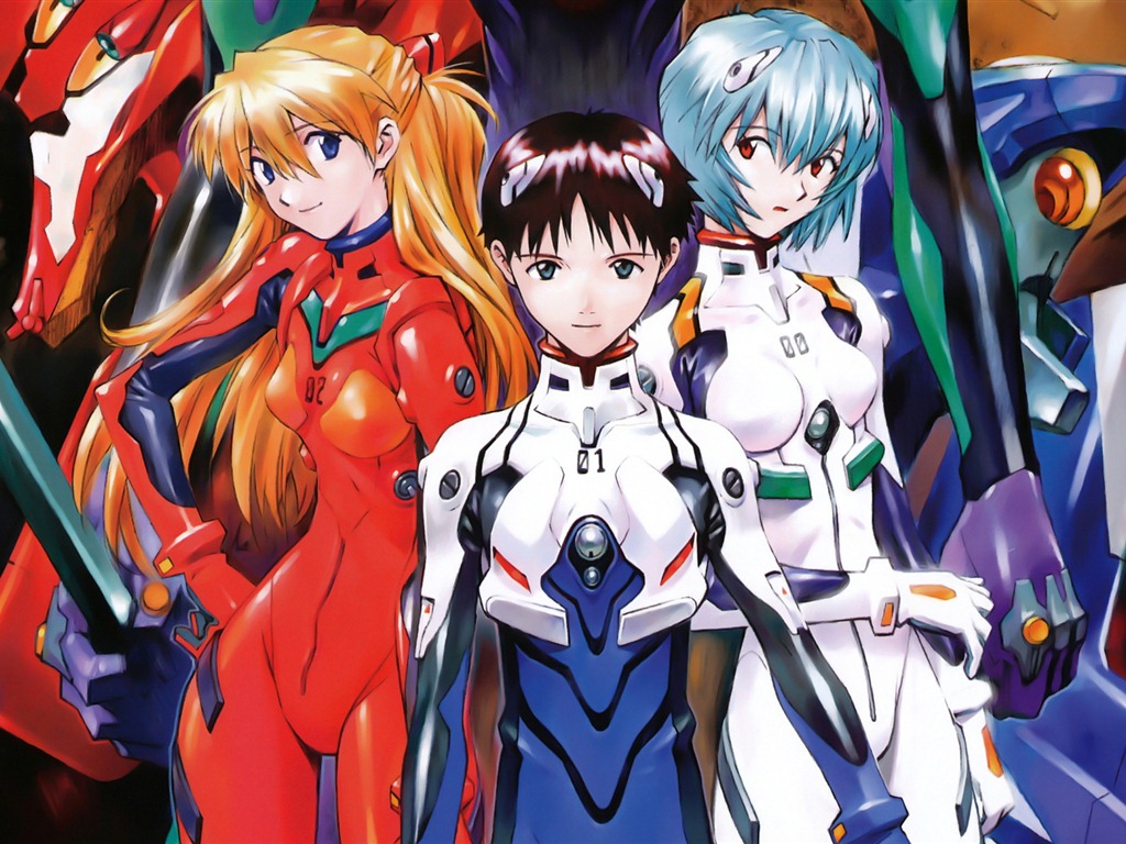 Neon Genesis Evangelion HD Tapety na plochu #1 - 1024x768