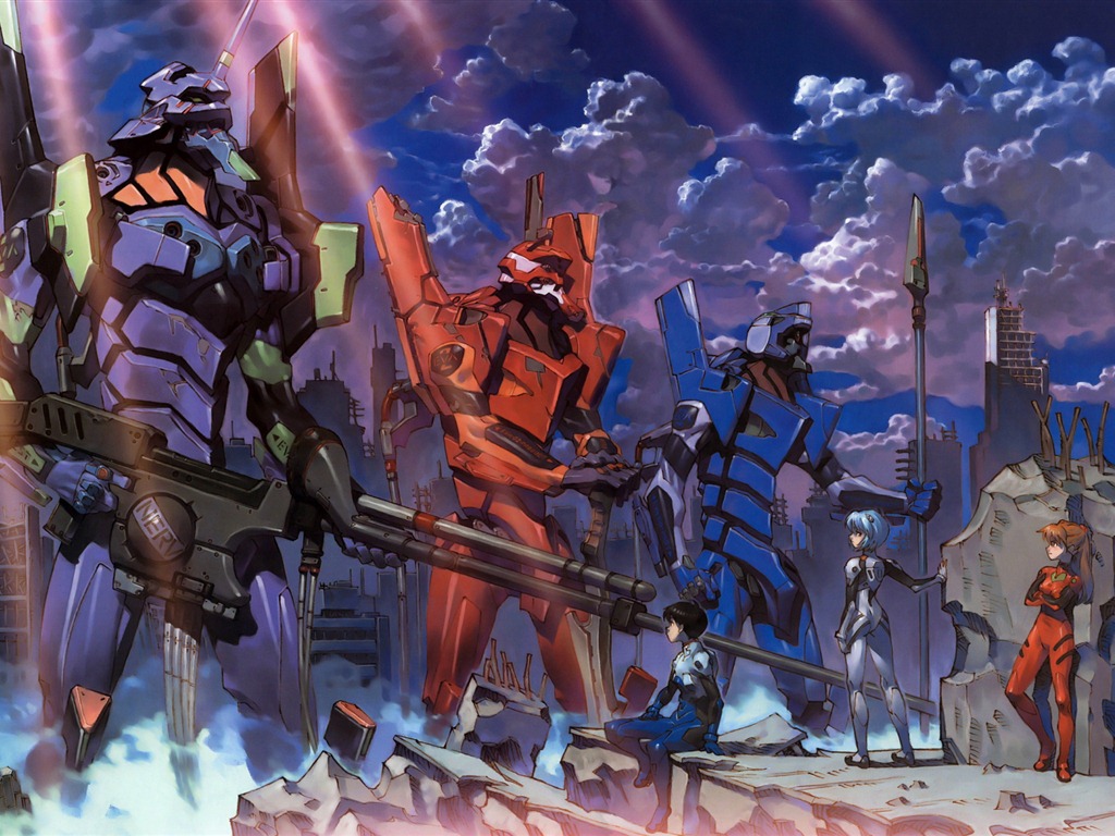 Neon Genesis Evangelion HD Tapety na plochu #8 - 1024x768