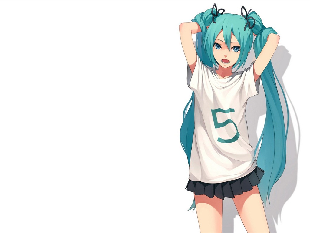 Hatsune Miku series wallpaper (5) #4 - 1024x768