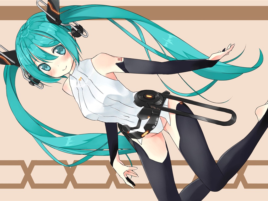 Hatsune Miku series wallpaper (5) #7 - 1024x768