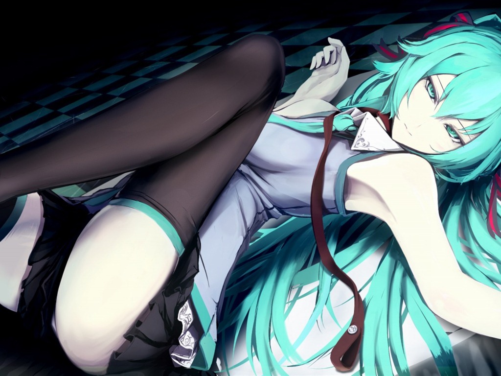 Hatsune Miku series wallpaper (5) #21 - 1024x768