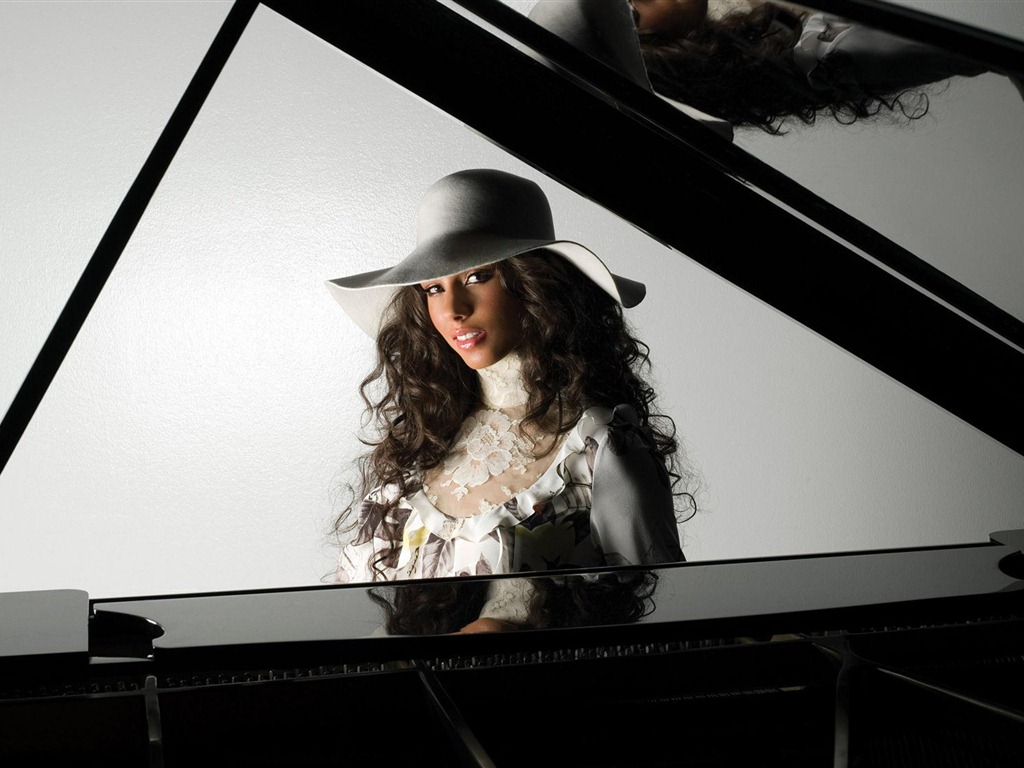 Alicia Keys krásné Tapety na plochu #4 - 1024x768