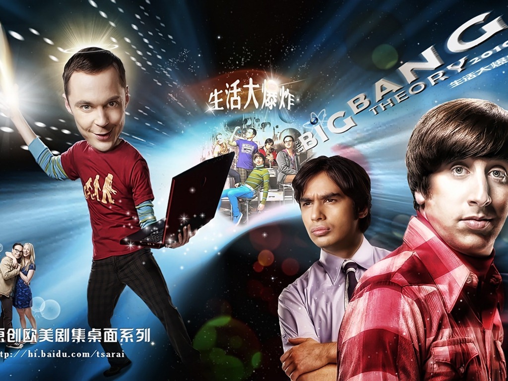 The Big Bang Theory 生活大爆炸電視劇高清壁紙 #27 - 1024x768