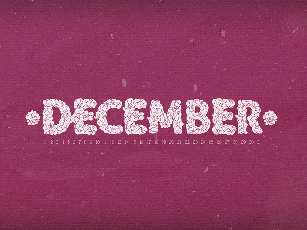 Dezember 2012 Kalender Wallpaper (2) #4 - 1024x768