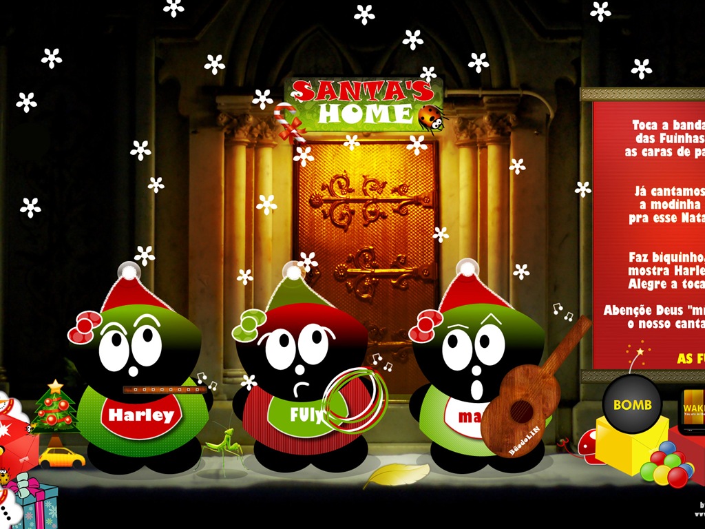 Merry Christmas HD Wallpaper Featured #12 - 1024x768