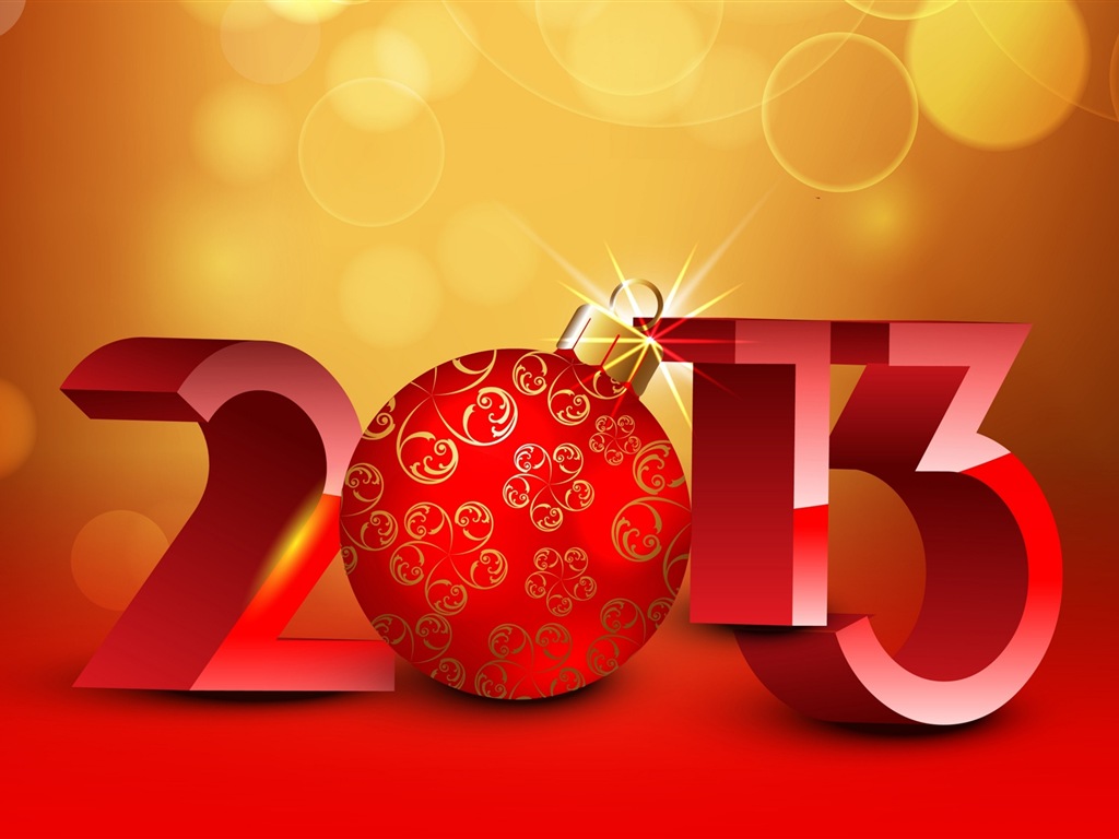 2013 Šťastný Nový Rok HD Tapety na plochu #16 - 1024x768