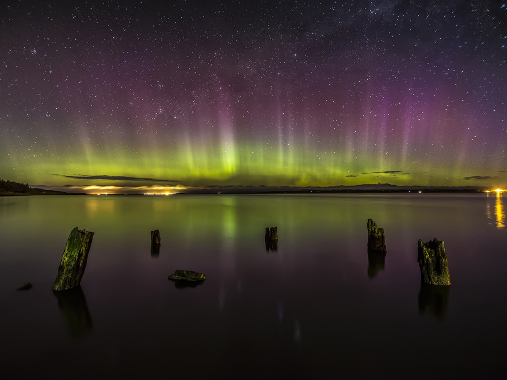 Merveilles naturelles du Nord Fond d'écran HD Lumières (2) #24 - 1024x768