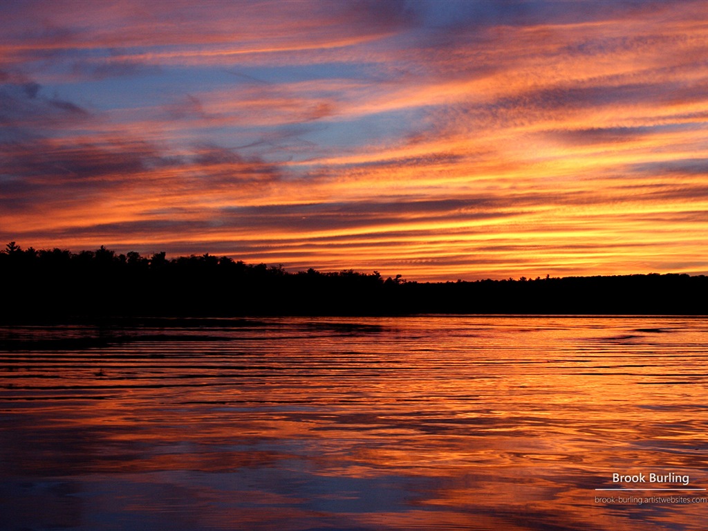 Windows 8 Fondos de pantalla: Painted Skies #1 - 1024x768