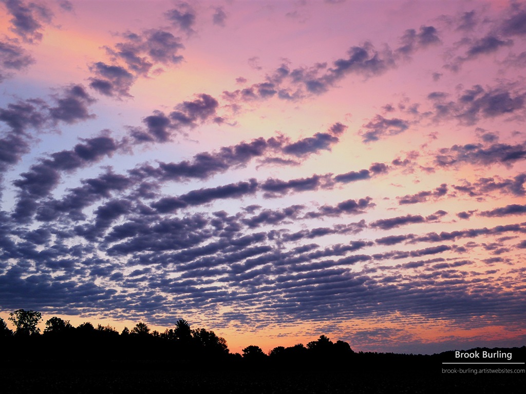 Windows 8 Fondos de pantalla: Painted Skies #2 - 1024x768