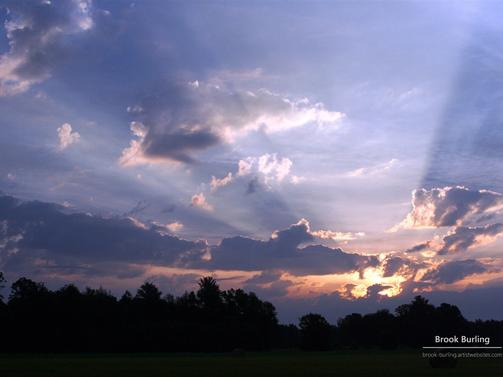 Windows 8 Fondos de pantalla: Painted Skies #8 - 1024x768