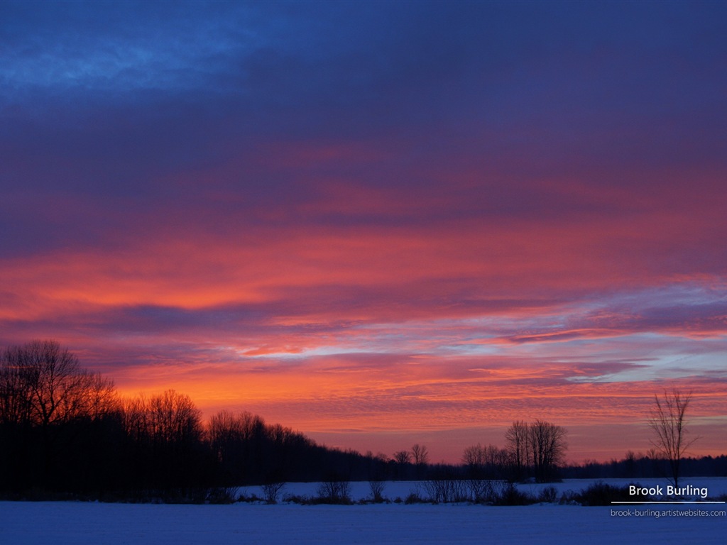 Fonds d'écran Windows 8: Painted Skies #11 - 1024x768