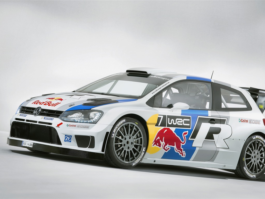 2013 폭스 바겐 폴로 R WRC HD 배경 화면 #1 - 1024x768