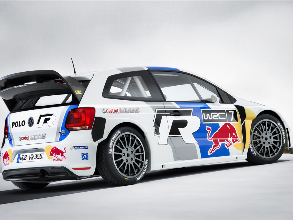 2013 폭스 바겐 폴로 R WRC HD 배경 화면 #2 - 1024x768