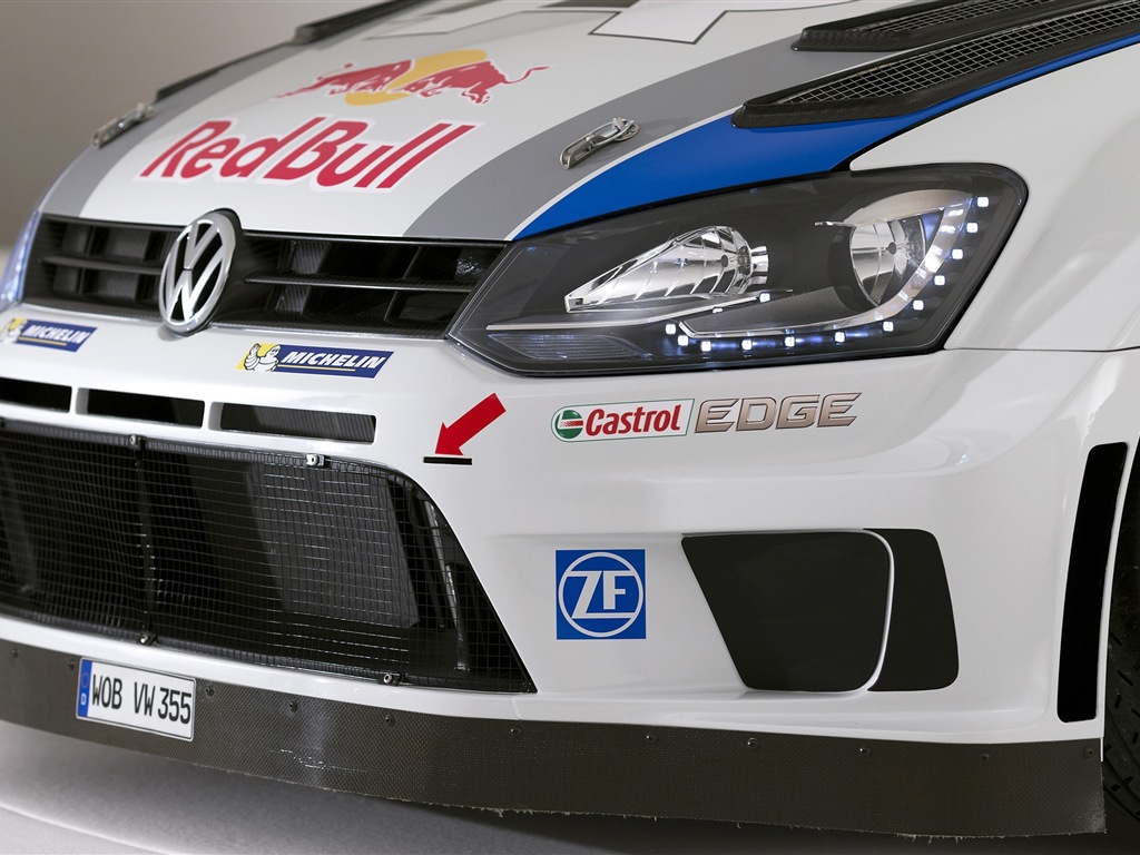 2013 폭스 바겐 폴로 R WRC HD 배경 화면 #7 - 1024x768