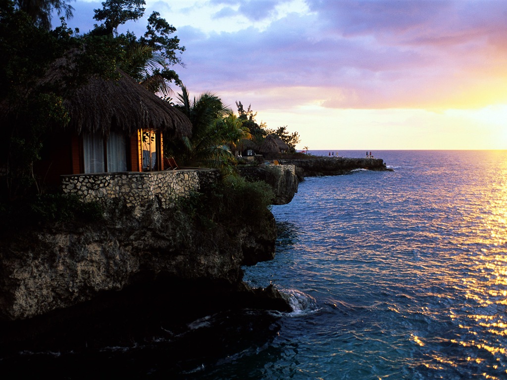 Windows 8 壁纸：加勒比海滨8 - 1024x768