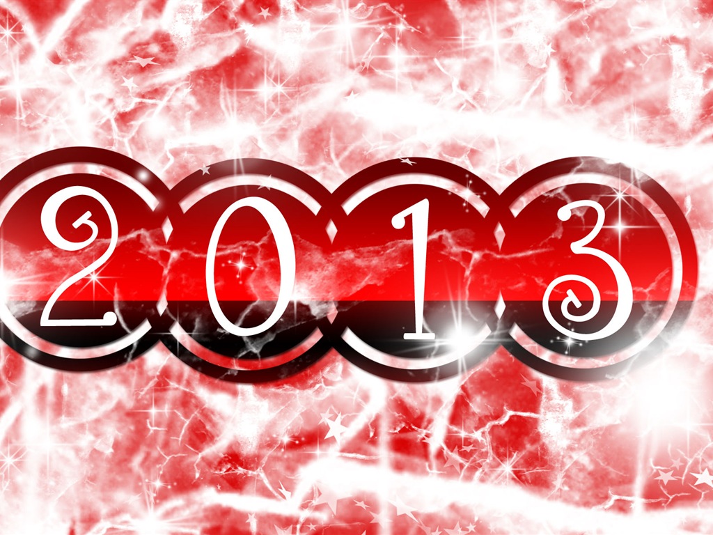 2013 New Year theme creative wallpaper(1) #3 - 1024x768