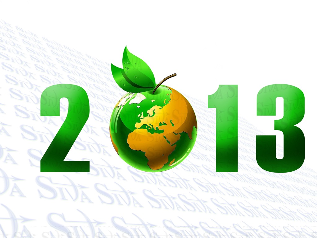 2013 New Year theme creative wallpaper(1) #5 - 1024x768