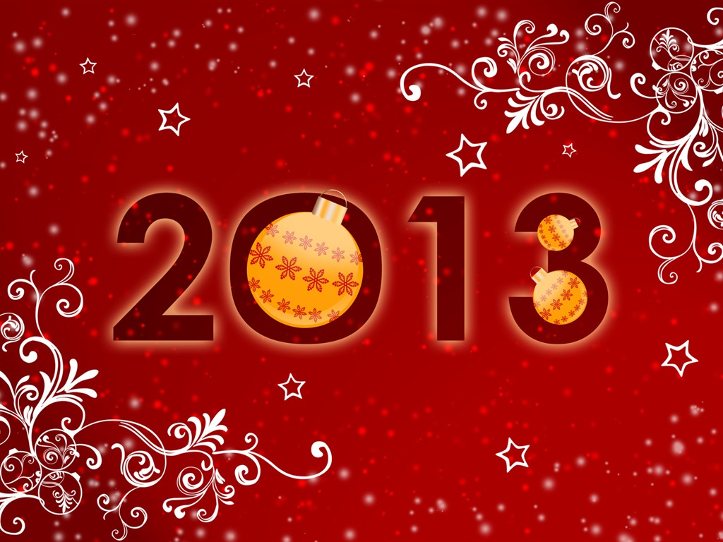 2013 New Year theme creative wallpaper(1) #13 - 1024x768