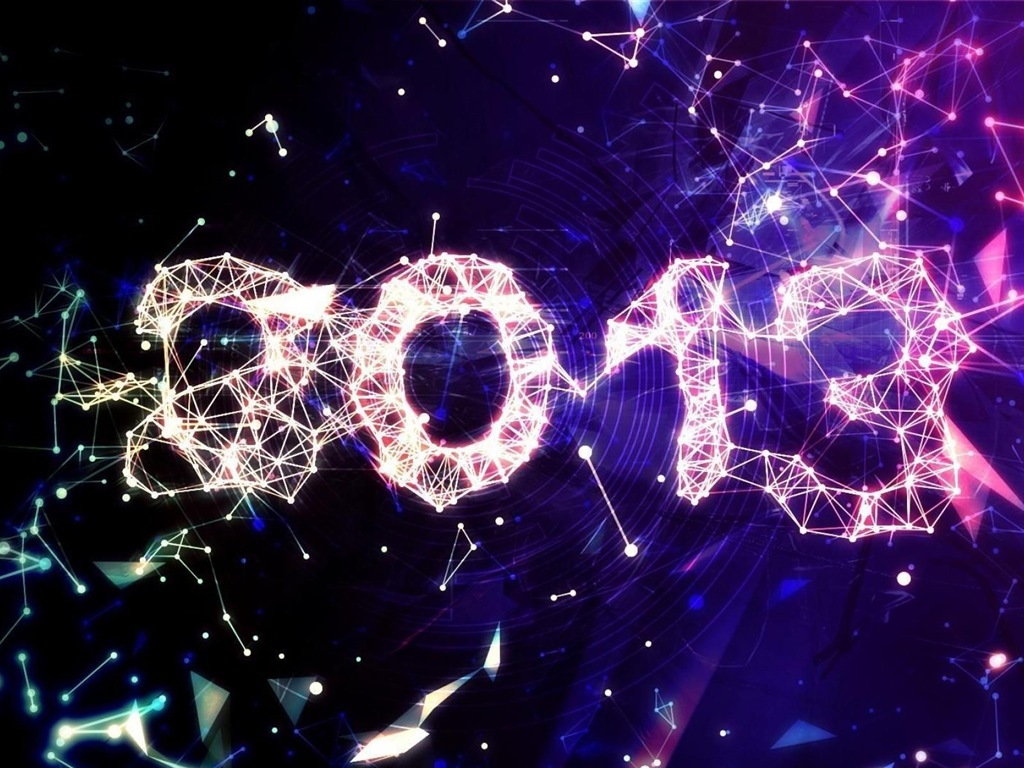 2013 New Year theme creative wallpaper(1) #17 - 1024x768