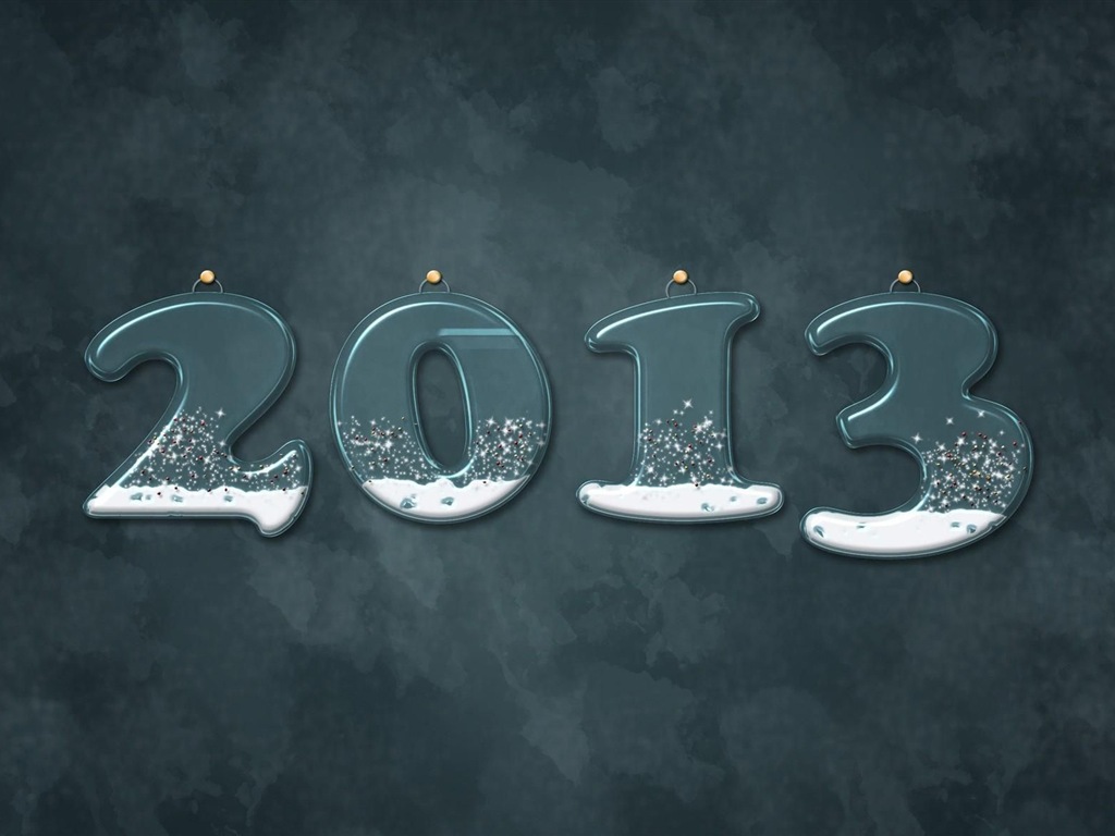 2013 새해 테마 창작 배경 화면 (1) #18 - 1024x768