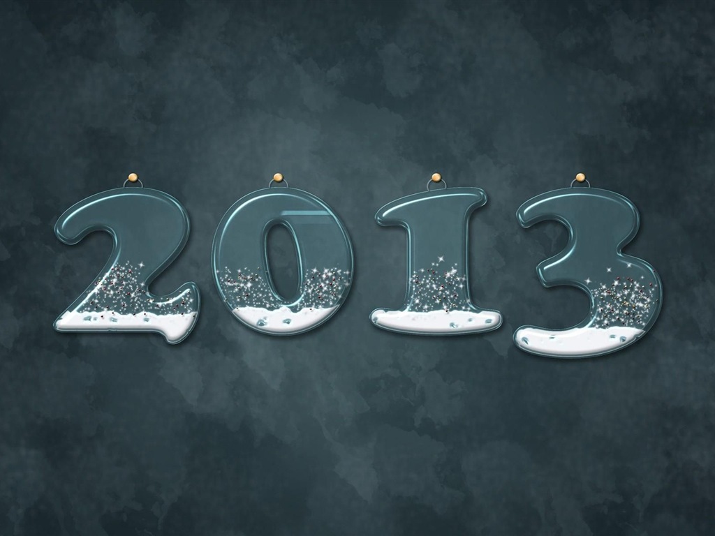 2013 New Year theme creative wallpaper(1) #18 - 1024x768