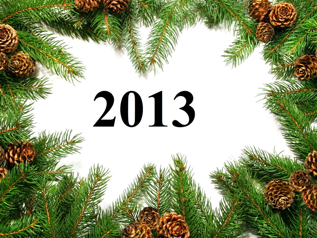 2013 New Year theme creative wallpaper(1) #20 - 1024x768