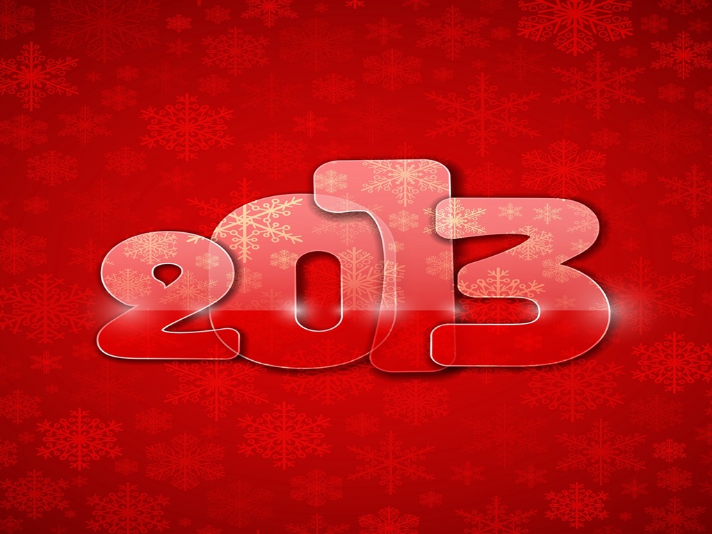 2013 New Year theme creative wallpaper(2) #10 - 1024x768