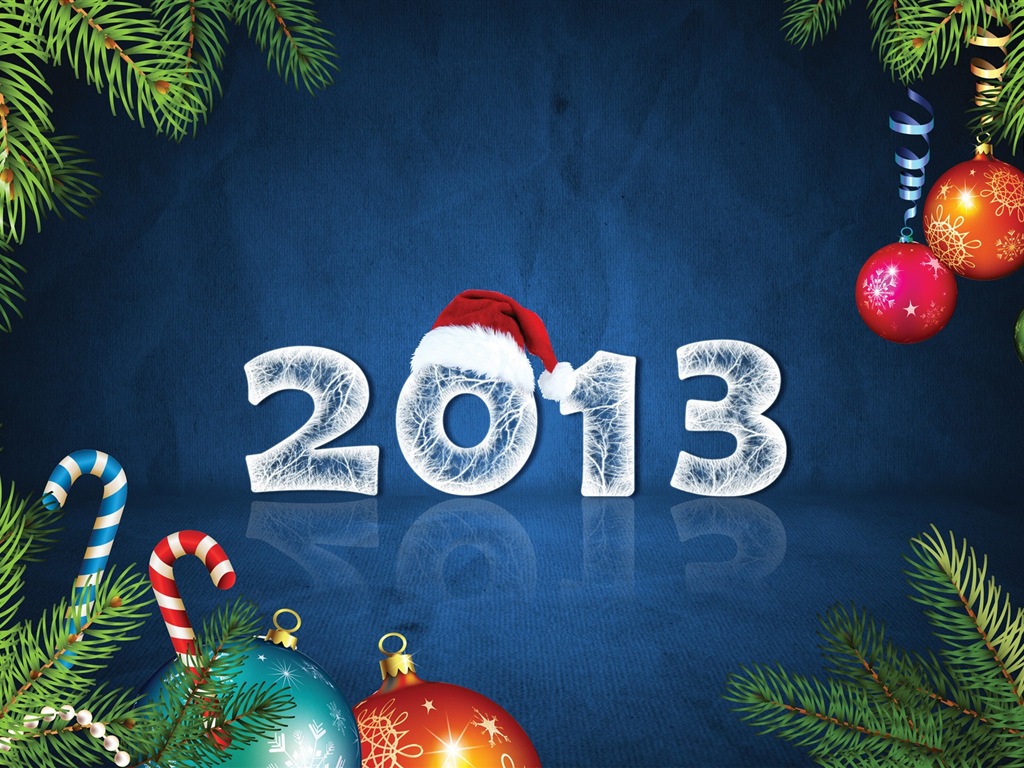 2013 新年主題 創意壁紙(二) #15 - 1024x768