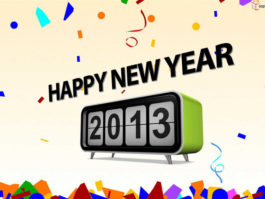 2013 新年主題 創意壁紙(二) #16 - 1024x768