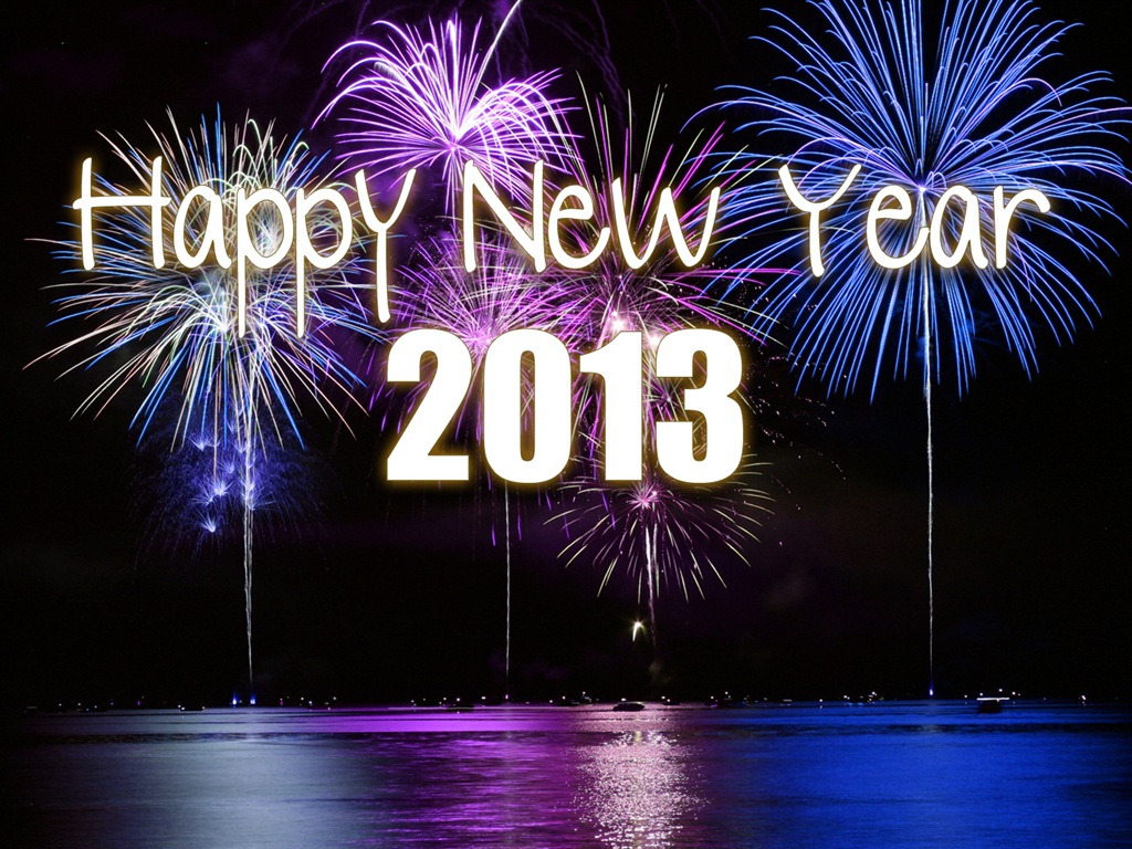 2013 New Year theme creative wallpaper(2) #19 - 1024x768