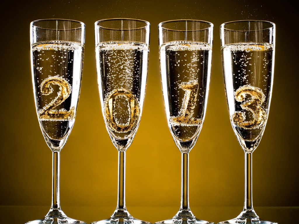 2013 New Year theme creative wallpaper(2) #20 - 1024x768