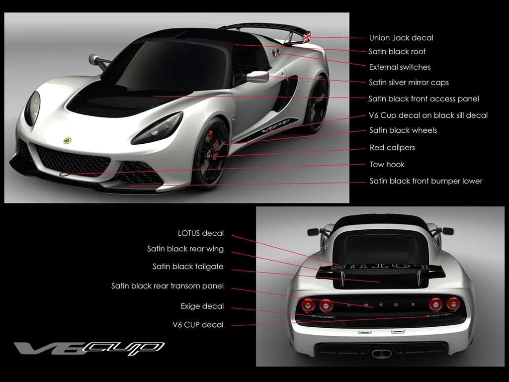 2013 Lotus Exige V6 Cup R 莲花跑车 高清壁纸11 - 1024x768